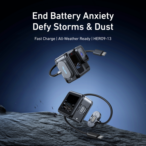 Magnetic Charging Side Door Kit for GoPro Hero 13 12 11 10 9