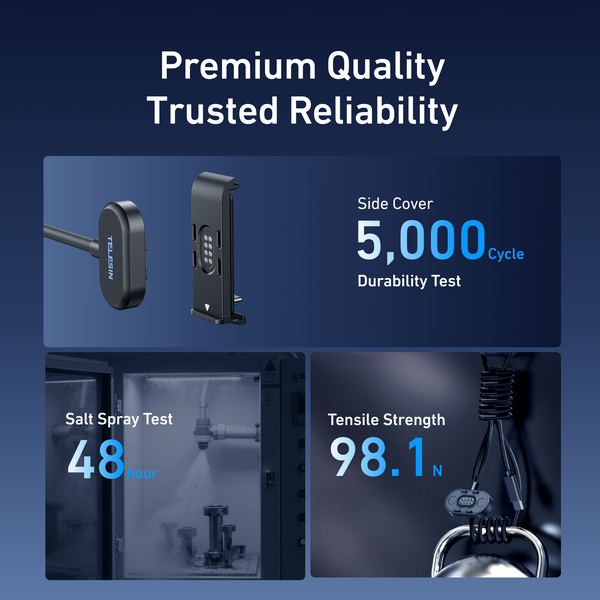 Magnetic Charging Side Door Kit for GoPro Hero 13 12 11 10 9