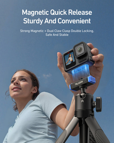 Magnetic Hand Grip Tripod for GoPro MAX 2