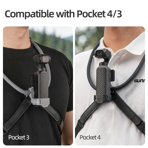 Magnetic Neck Strap Mount for Osmo Pocket 4 / Osmo Pocket 3