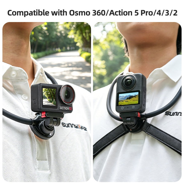 Magnetic Neck Strap Mount for Osmo Action 5 4 3 2 / Osmo 360