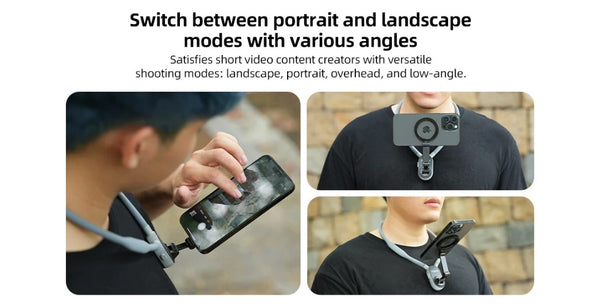 Magnetic Plate Neck Strap Phone Mount