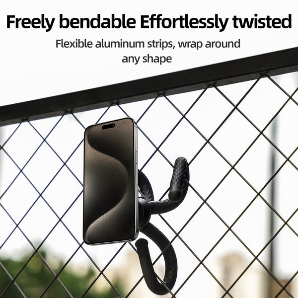 Magnetic Plate Super Flexible Phone Tripod for iPhone / Samsung / Google