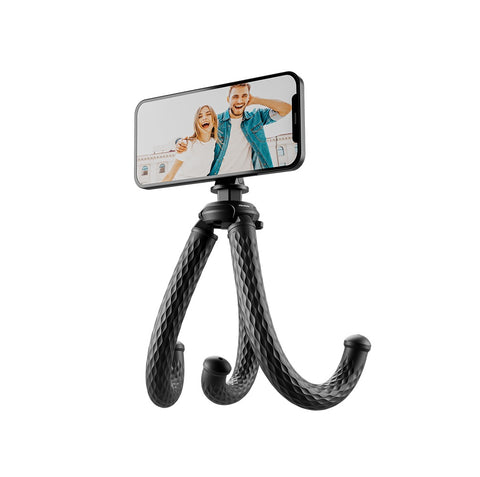 Magnetic Plate Super Flexible Phone Tripod for iPhone / Samsung / Google