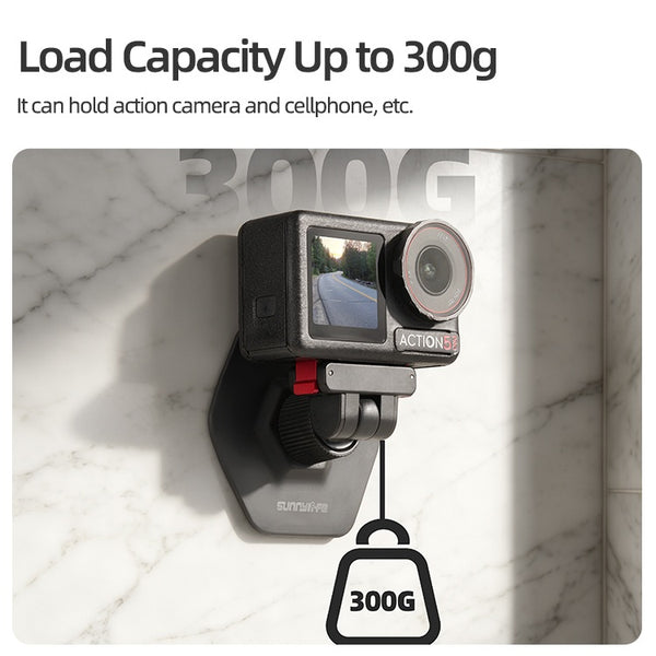 Magnetic Quick Release Helmet Mount for Osmo Action 5 4 3 2 / Osmo 360