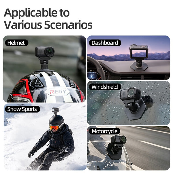 Magnetic Quick Release Helmet Mount for Osmo Action 6 / Osmo Nano / Osmo 360 II