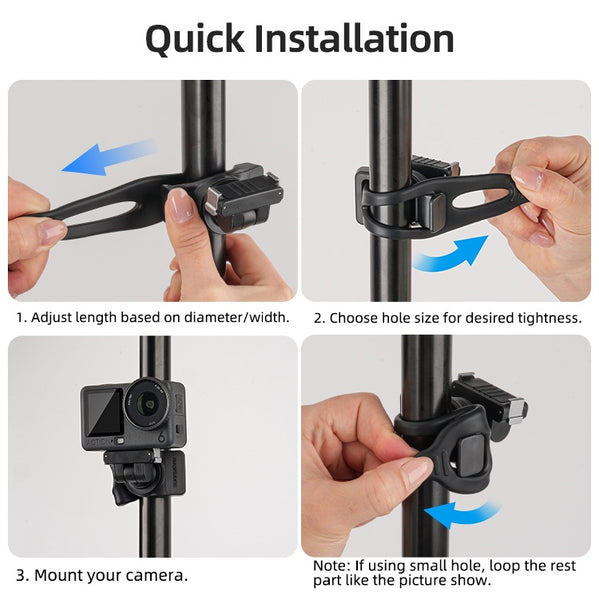 Magnetic Silicone Handlebar Mount for Osmo Action 5 4 3 2 / Osmo 360