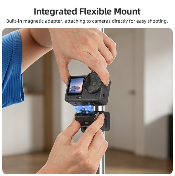 Magnetic Silicone Handlebar Mount for Osmo Action 6 / Osmo Nano / Osmo 360 II