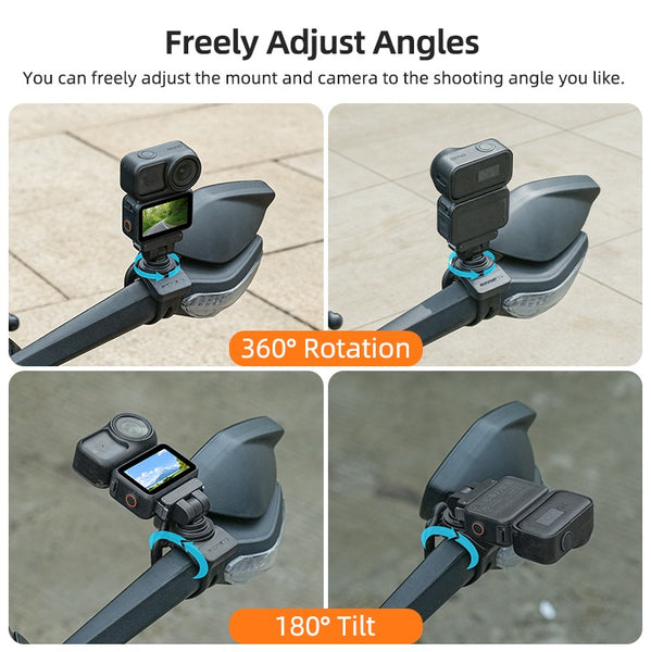 Magnetic Silicone Handlebar Mount for Osmo Action 6 / Osmo Nano / Osmo 360 II