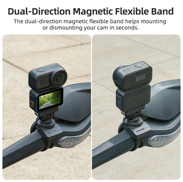Magnetic Silicone Handlebar Mount for Osmo Action 6 / Osmo Nano / Osmo 360 II