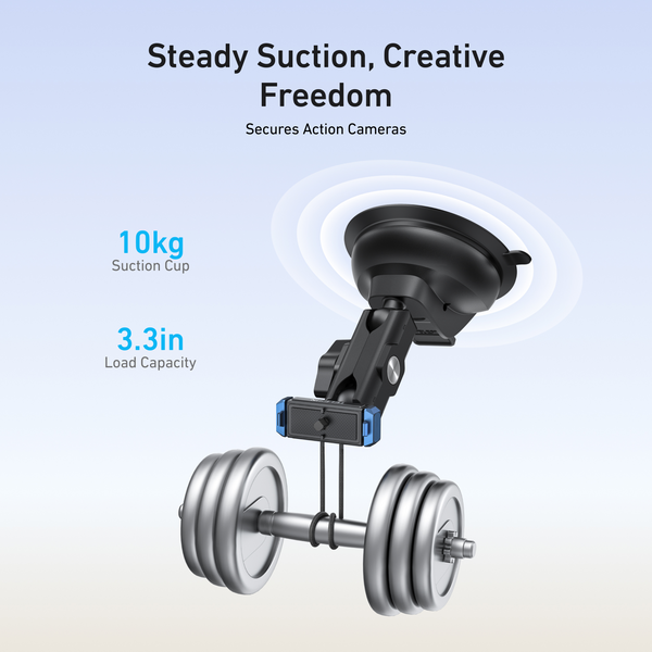 Magnetic Suction Cup Mount for GoPro MAX 2