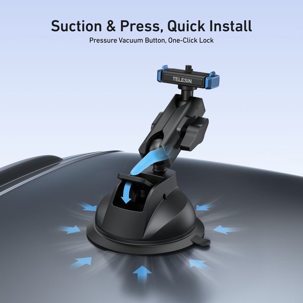 Magnetic Suction Cup Mount for GoPro MAX 2