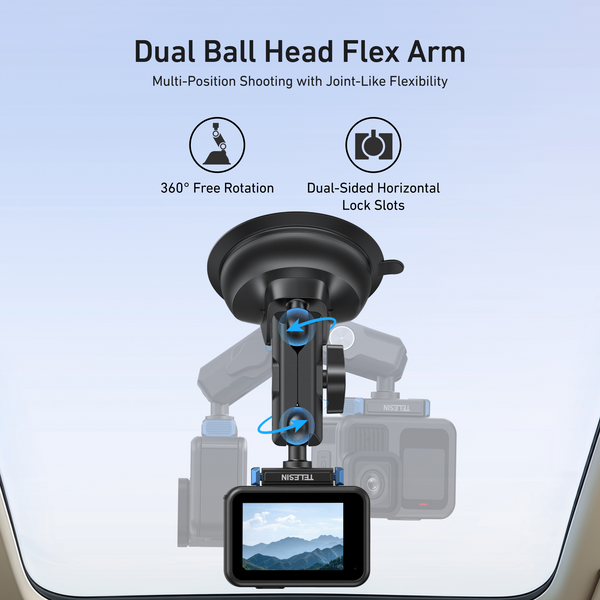 Magnetic Suction Cup Mount for GoPro MAX 2