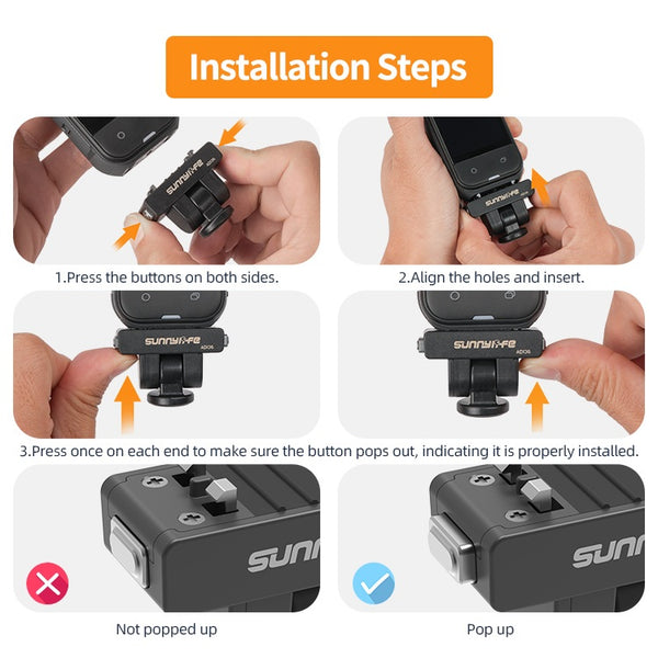 Magnetic Tripod Adapter for Insta360 X5 / X4 Air / Ace Pro 2 1