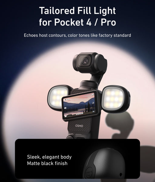 Mini Fill Light for Osmo Pocket 4 Pro / Osmo Pocket 4