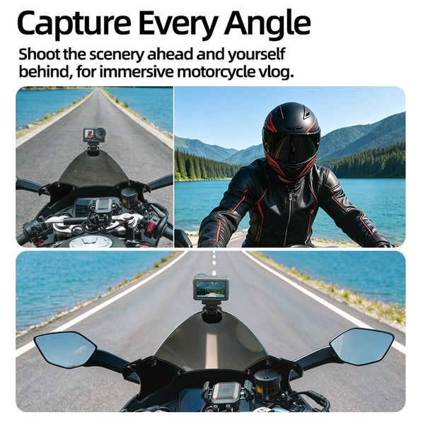 Motorcycle Windscreen Mount for Insta360 GO Ultra
