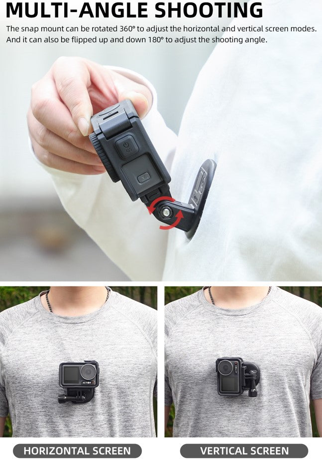 Multipurpose Magnetic Mount for GoPro | CamGo