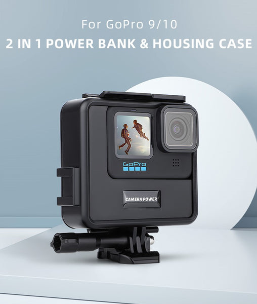 Portable Charging Bank Protective Case for GoPro Hero 10