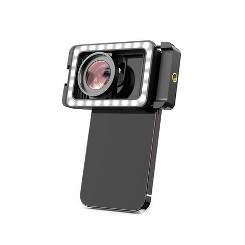 Professional Fill Light 15x Macro Phone Lens