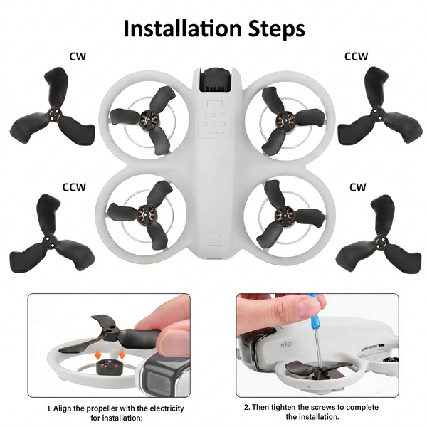 Propeller Blades for Neo 2