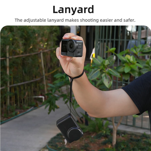 Protective Carry Case with Lanyard for Osmo Action 6 5 4 3