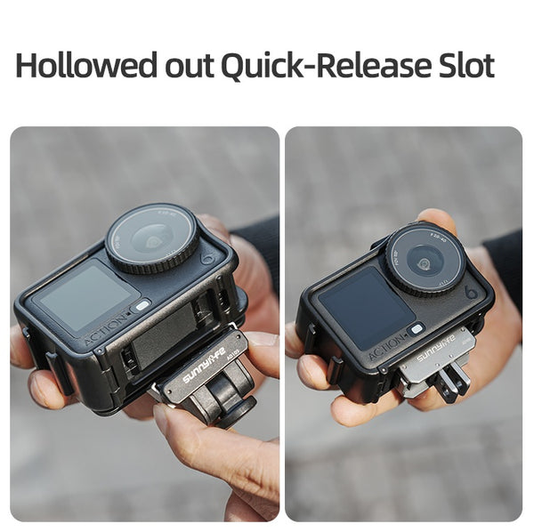 Protective Frame Case with Sun Hood for Osmo Action 6
