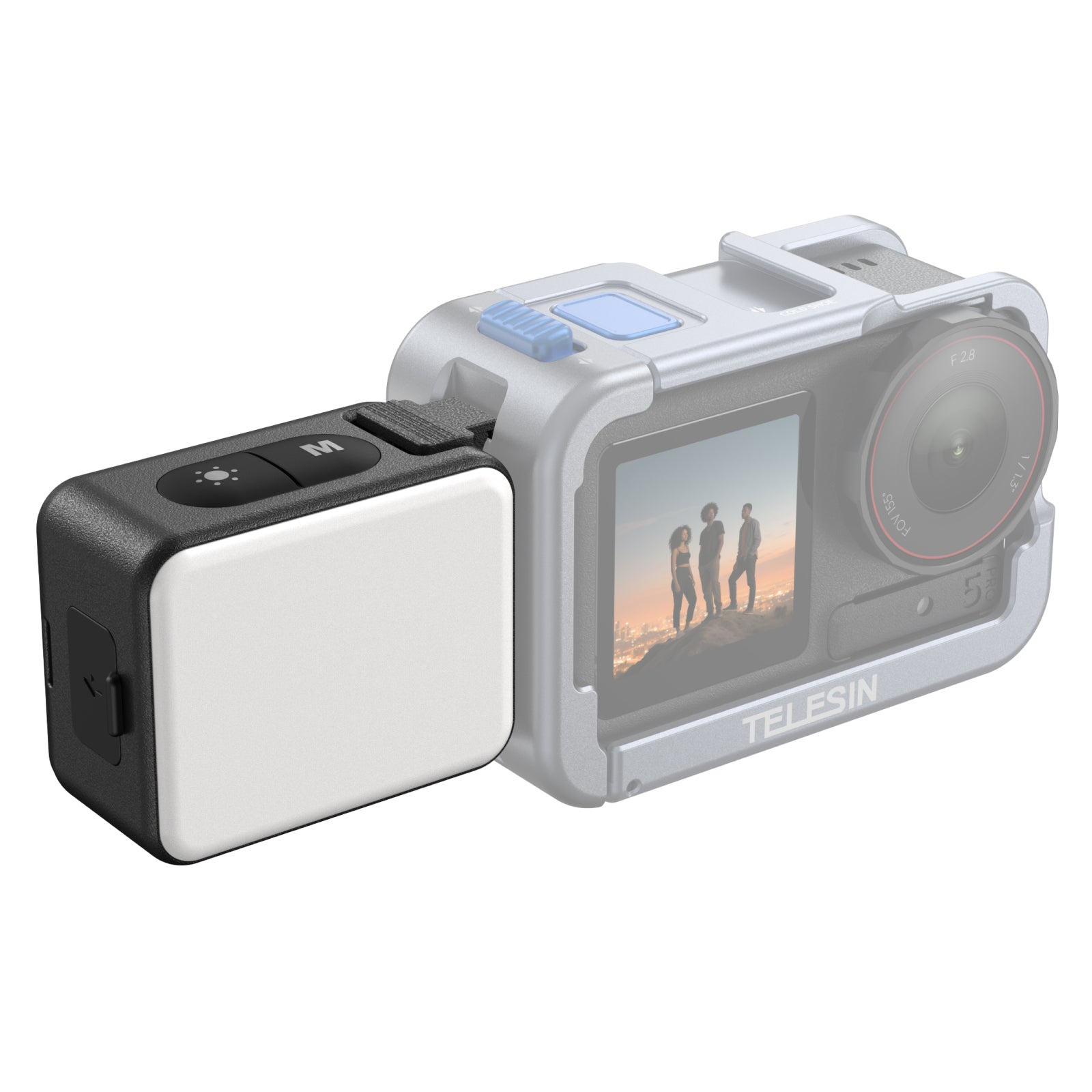 Quick Release Fill Light for Osmo Action 5 4 3 / Osmo 360 / Osmo Nano