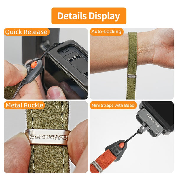 Quick Release Wrist Strap for Osmo Action 6 5 4 3 2 / Osmo 360 / Osmo Nano