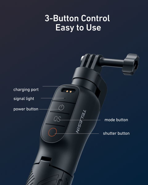 Remote Control Floating Selfie Stick for Osmo Action 6/5/4