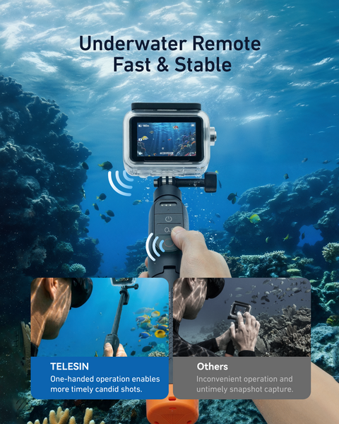 Remote Control Floating Selfie Stick for Osmo Action 6/5/4