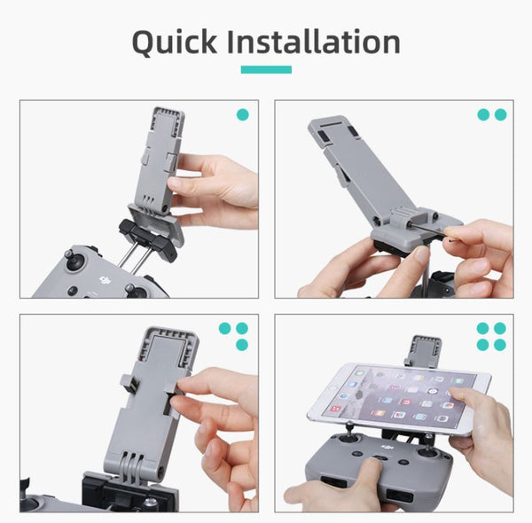 Remote Controller Foldable Tablet Holder for Mini 4 Pro / Air 3 (RC-N2 Controller)