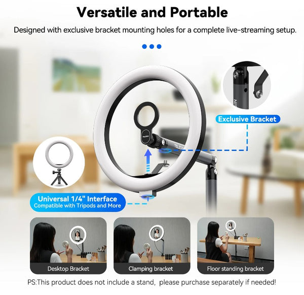 Ring Fill Light for Video Streaming