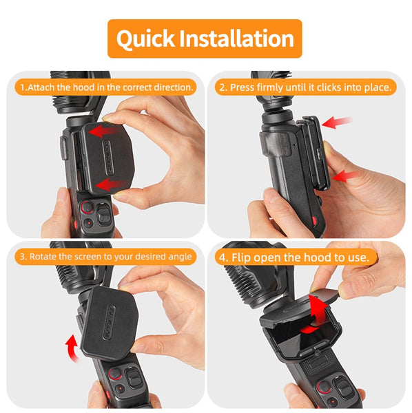 Screen Hood for Insta360 Luna Ultra