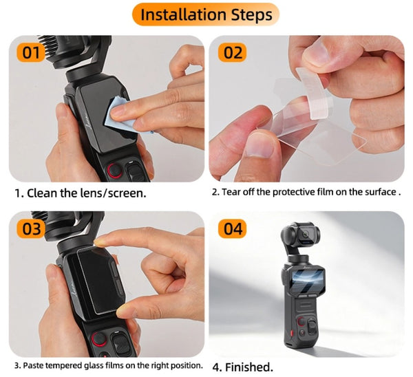 Screen & Lens Protector for Insta360 Luna Pro
