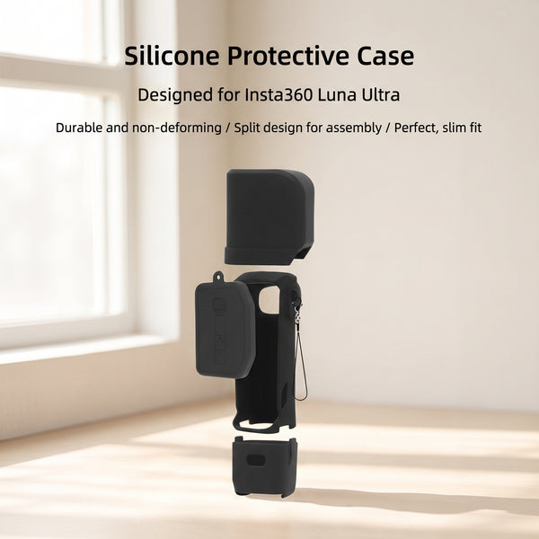 Silicone Case Cover Set for Insta360 Luna Ultra