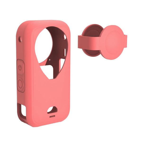 Silicone Case Cover Set for Insta360 X6 - Pink