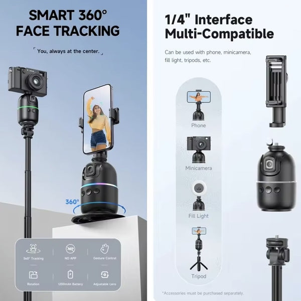 Smart Auto Tracker for Osmo Action 6 5 4 3 2 1 / Osmo 360 / Osmo Nano