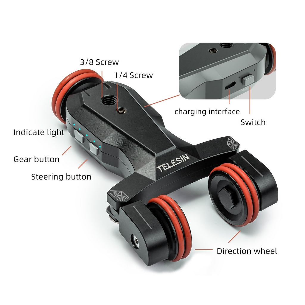 Telesin Smart Motor Camera Dolly for GoPro | CamGo