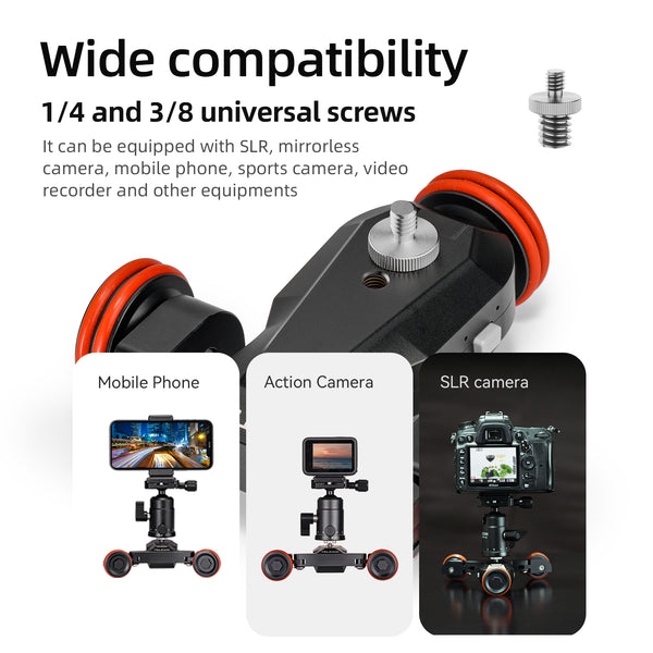 Telesin Smart Motor Camera Dolly for GoPro