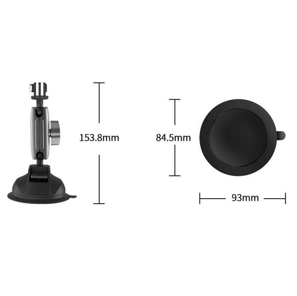 Aluminum Dual 3 Way Suction Cup Camera Mount