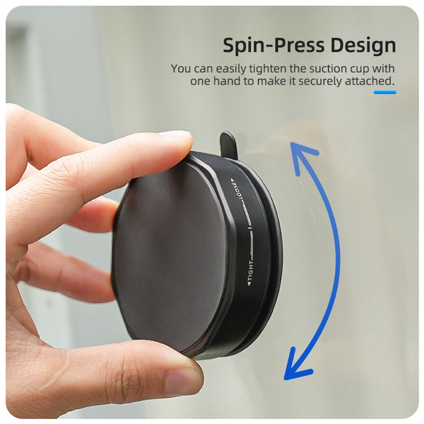 Suction Cup Magnetic Adapter Base for Insta360 X5 / X4 / X3 / X2 / Ace Pro 2 1 / GO Ultra / GO 3
