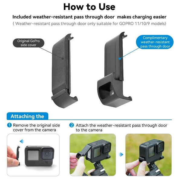 Selfie Stick Power Bank for GoPro MAX 2