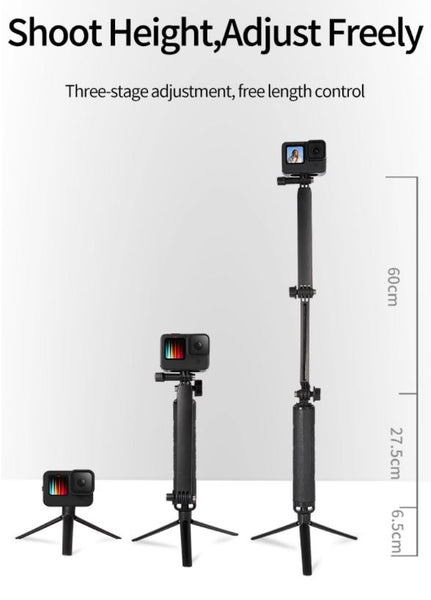 3 Way Monopod for GoPro