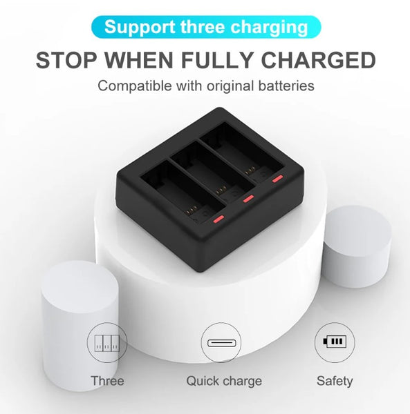 Triple Battery Charger for GoPro Mission 1 Series