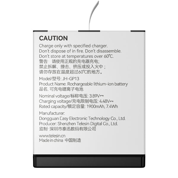 Triple Charger Stamina Battery Kit for GoPro Mission 1 Series
