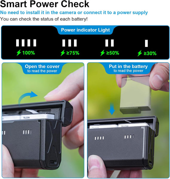 Triple Charger Stamina Battery Kit for GoPro Mission 1 Series