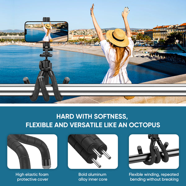 Flexible Tripod Phone Vlogging Kit