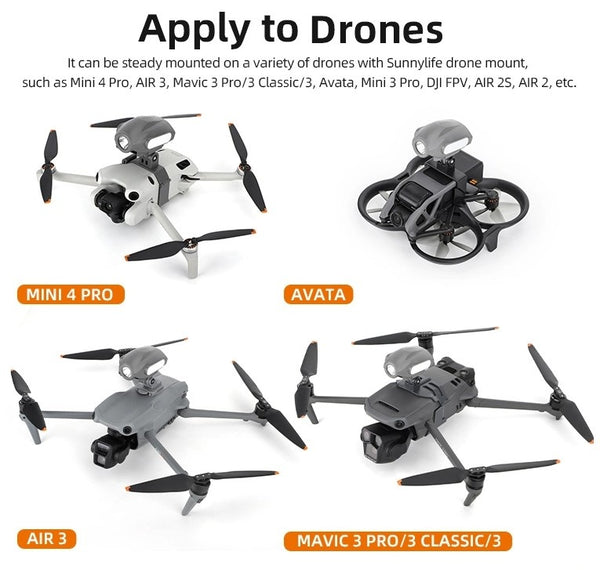 Universal Night Flying Light for Drones