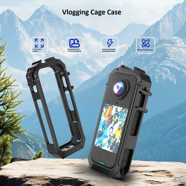 Vlogging Cage Case for Insta360 X5
