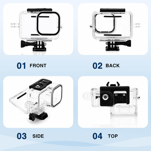 Waterproof Case for GoPro Mission 1 / 1 Pro